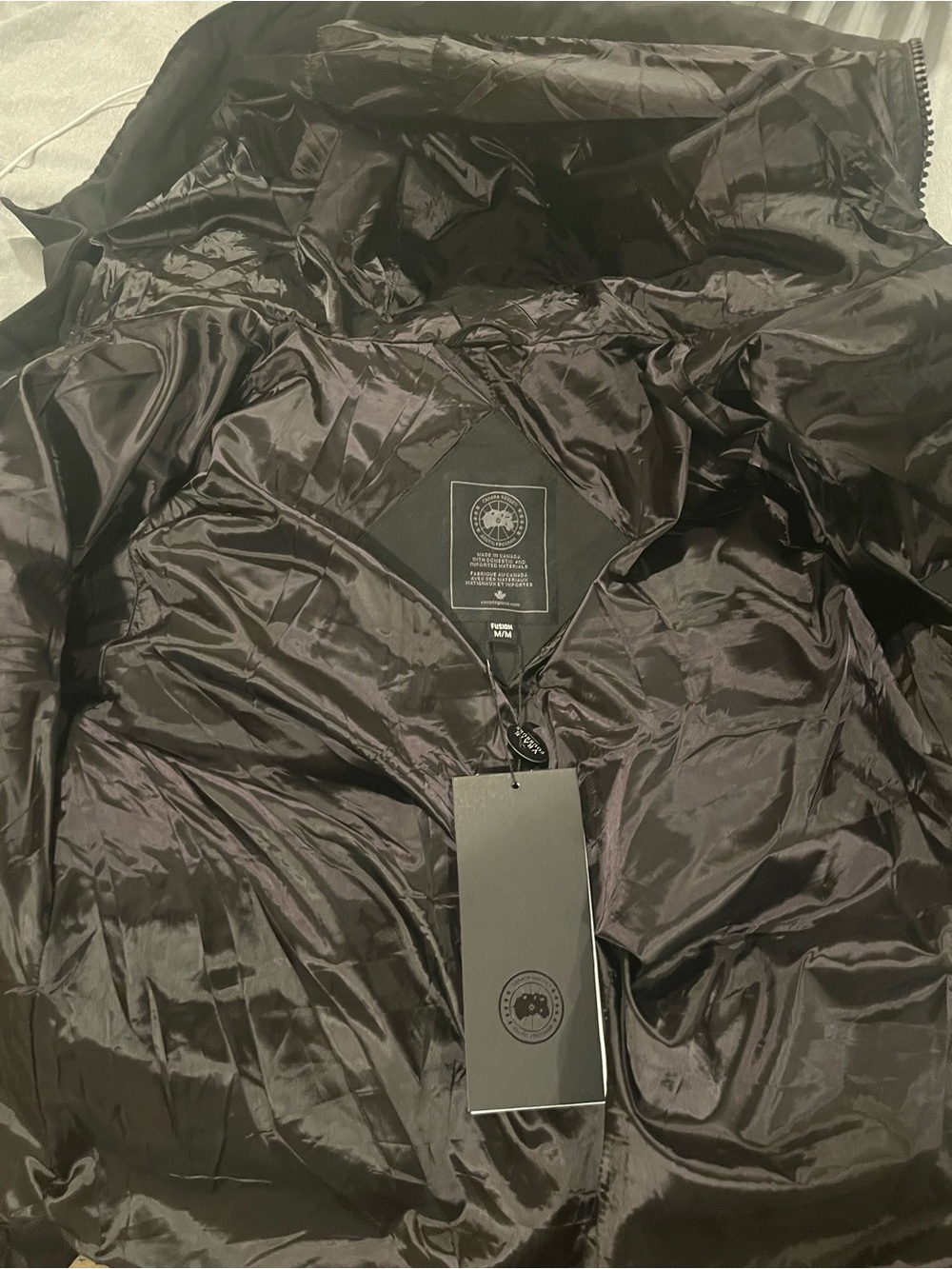 Men's Black Puffer Jacket - Brand Unspecified